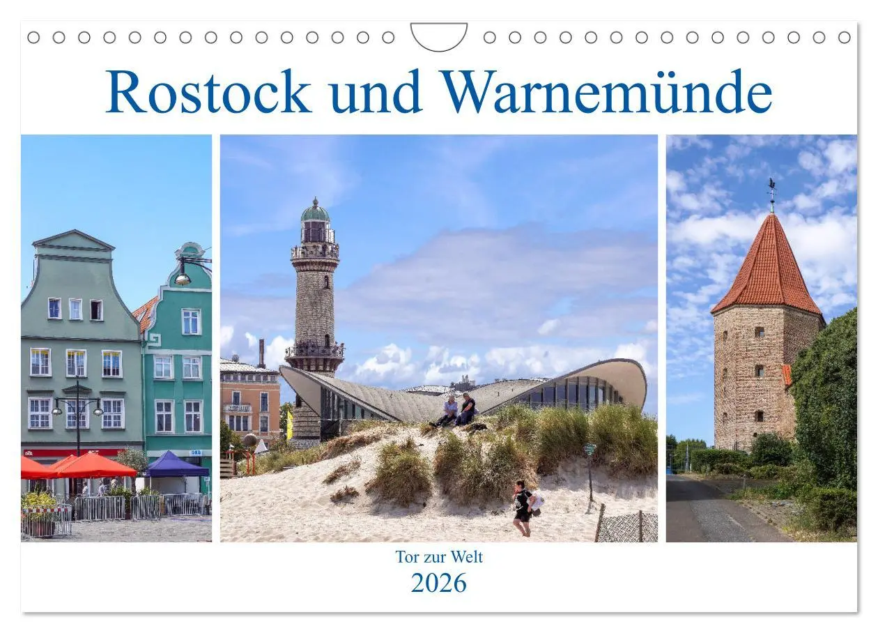 Cover: 9783457814567 | Rostock und Warnemünde - Tor zur Welt (Wandkalender 2026 DIN A4...