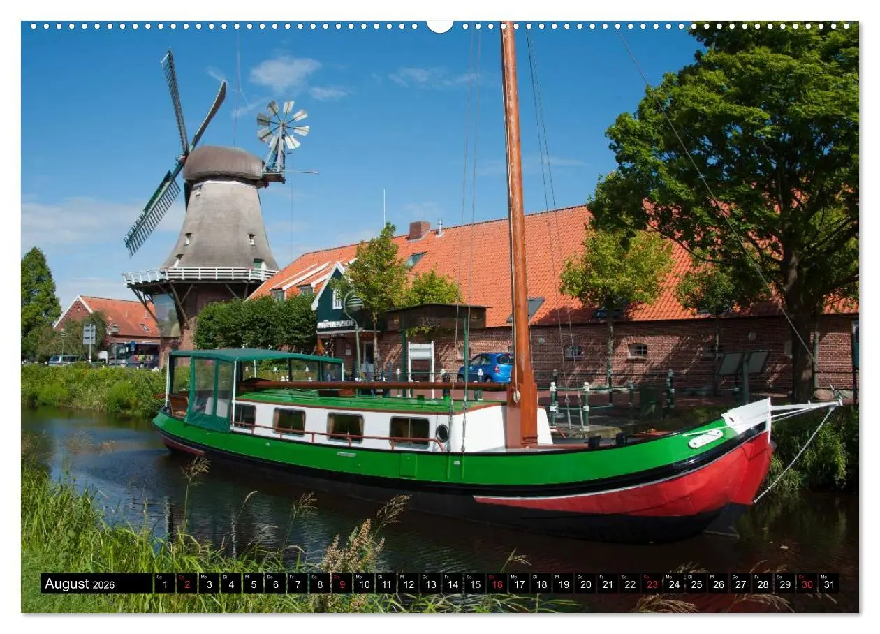 Bild: 9783516144567 | Windmühlen in Deutschland (Wandkalender 2026 DIN A2 quer), CALVENDO...