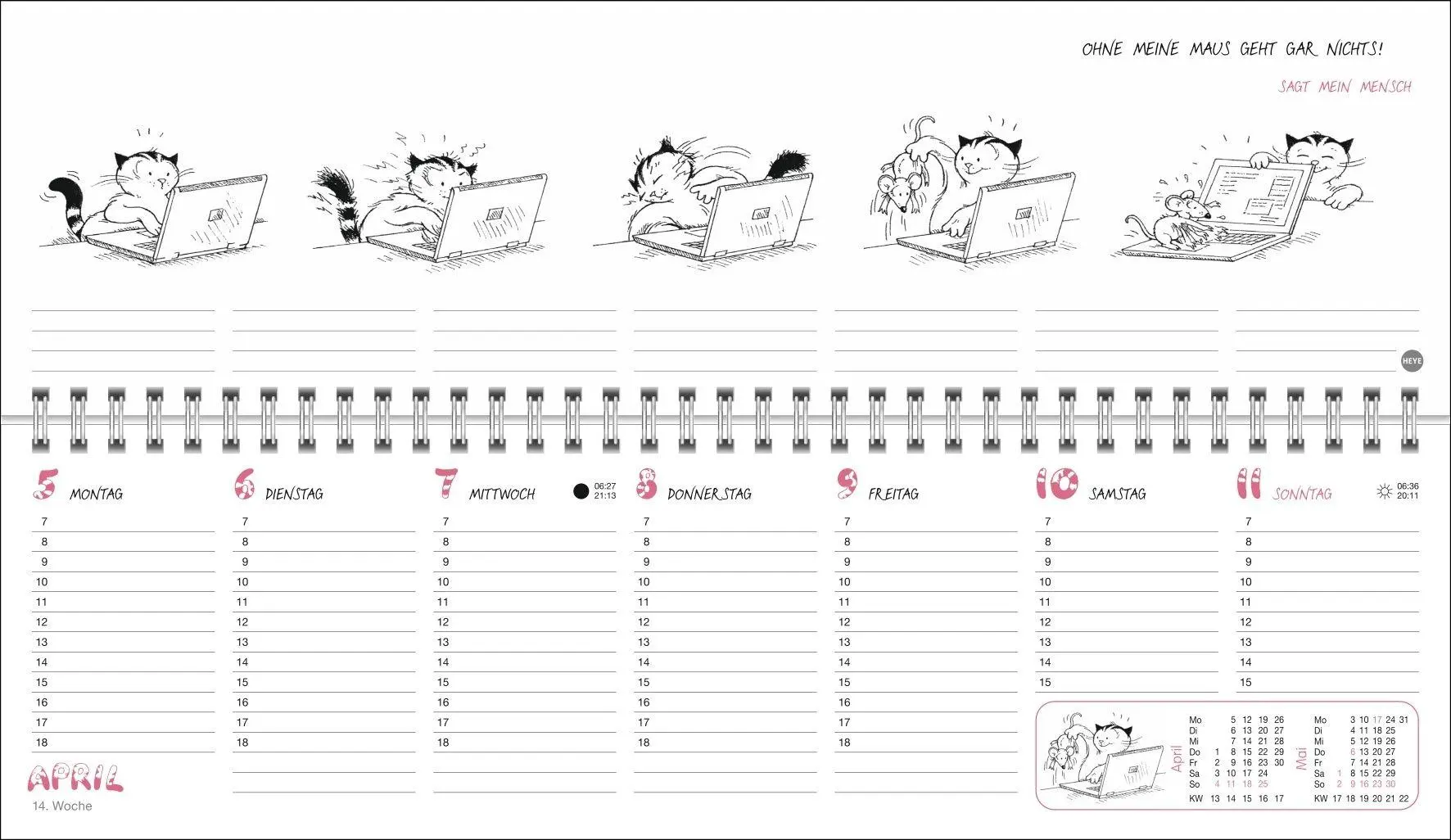 Bild: 9783756414567 | Jacob Wochenquerplaner 2027 | Sven Hartmann | Kalender | Spiralbindung