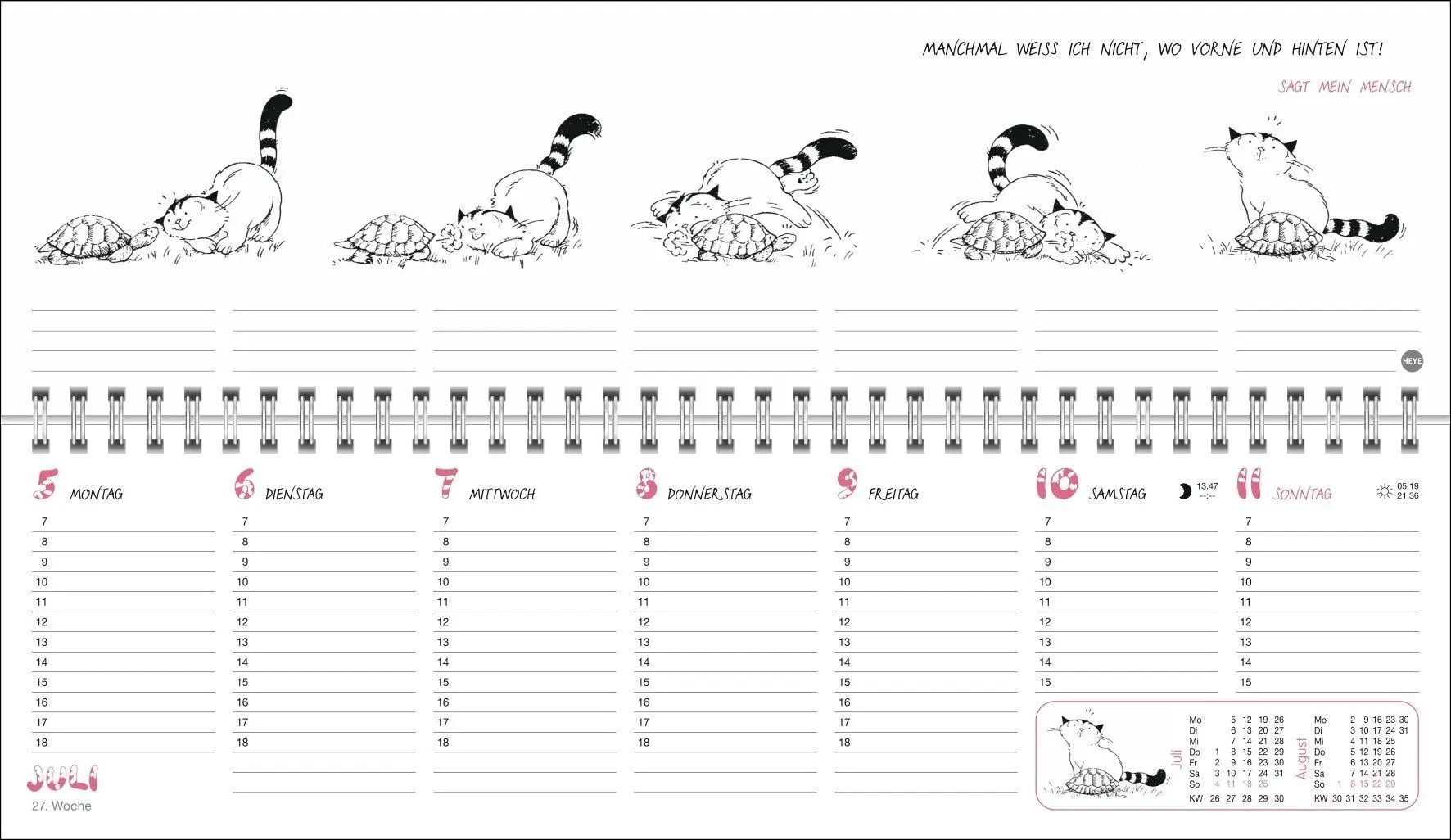 Bild: 9783756414567 | Jacob Wochenquerplaner 2027 | Sven Hartmann | Kalender | Spiralbindung