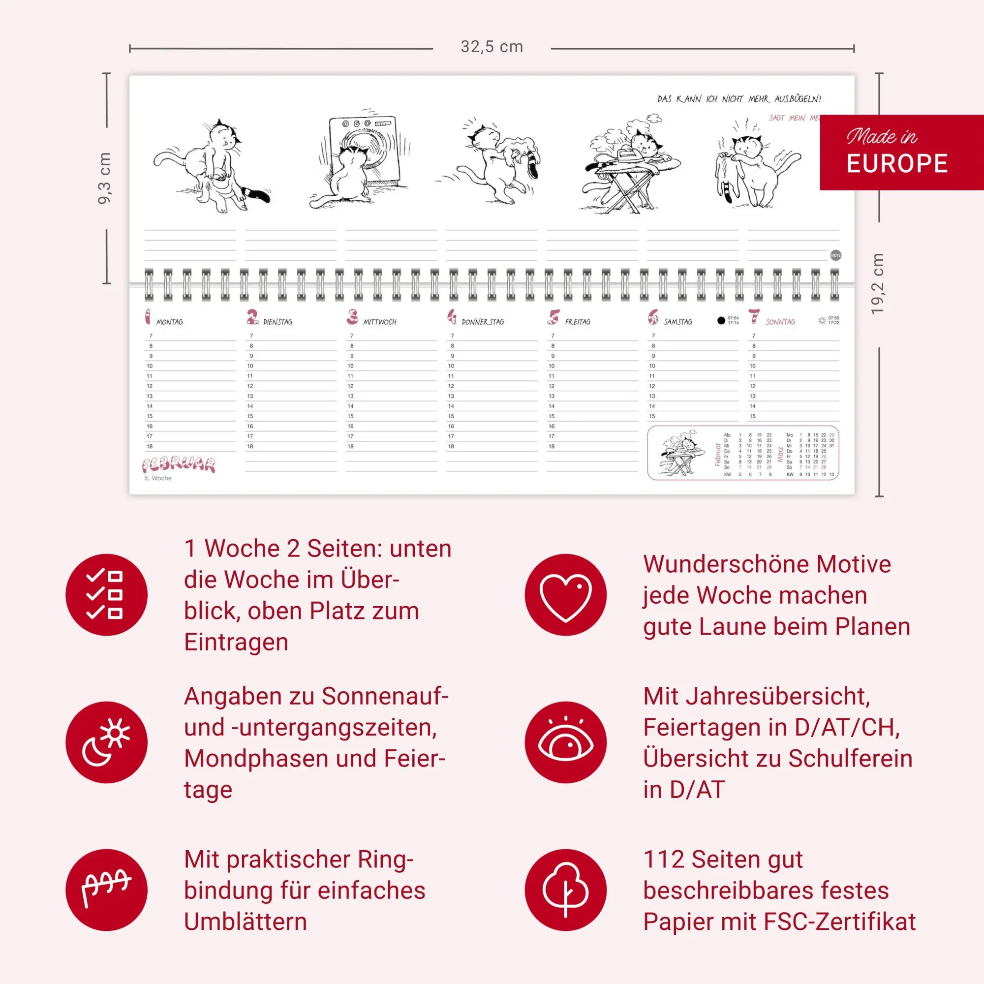 Bild: 9783756414567 | Jacob Wochenquerplaner 2027 | Sven Hartmann | Kalender | Spiralbindung