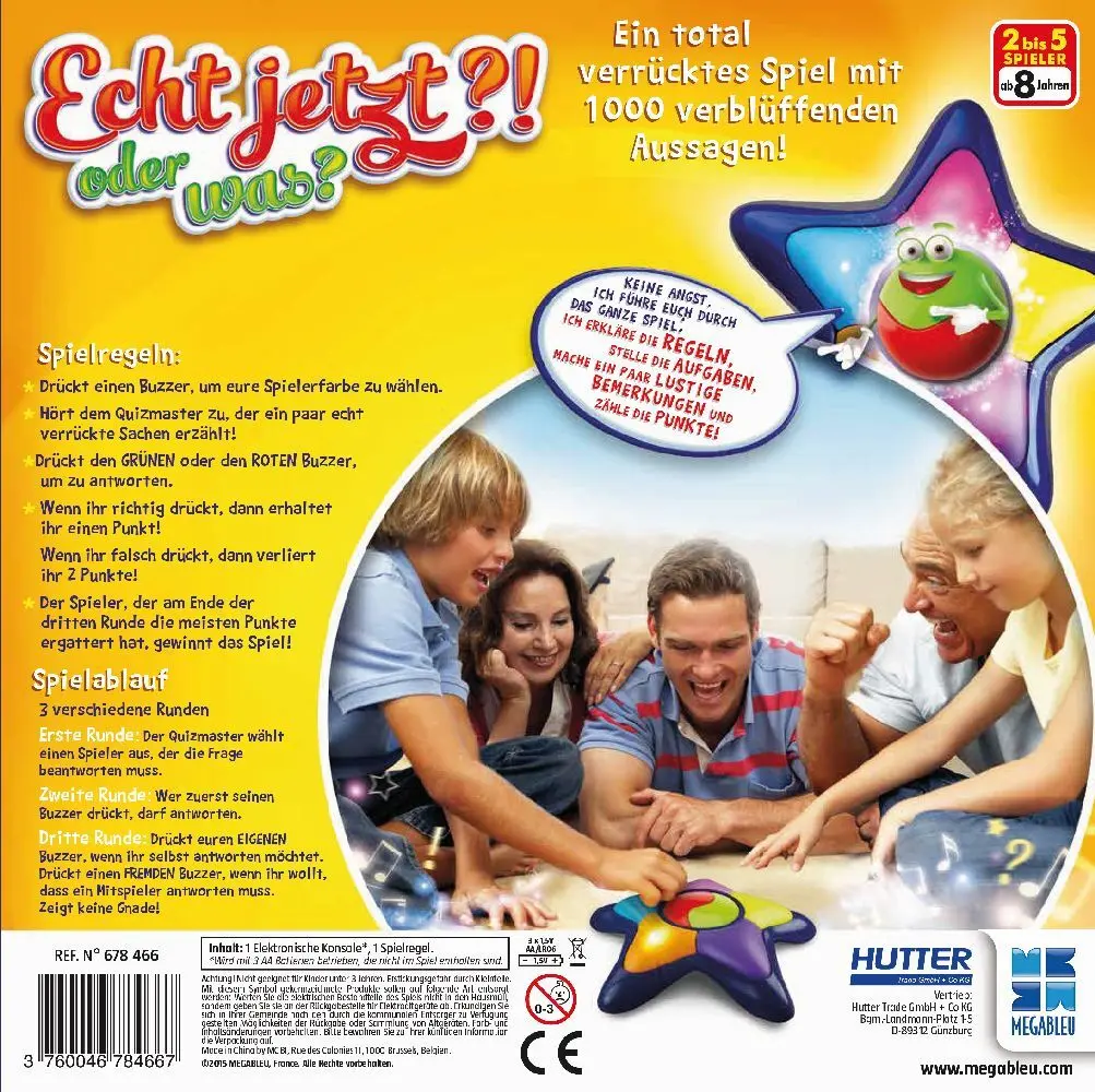 Bild: 3760046784667 | Echt jetzt!? (Kinderspiel) | Spiel | In Spielebox | 678466 | Deutsch