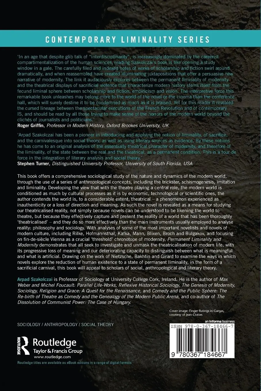 Rückseite: 9780367184667 | Permanent Liminality and Modernity | Arpad Szakolczai | Taschenbuch