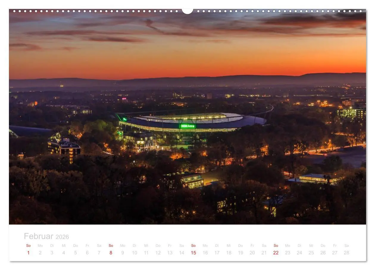 Bild: 9783457974667 | Hannover bei Nacht (Wandkalender 2026 DIN A2 quer), CALVENDO...