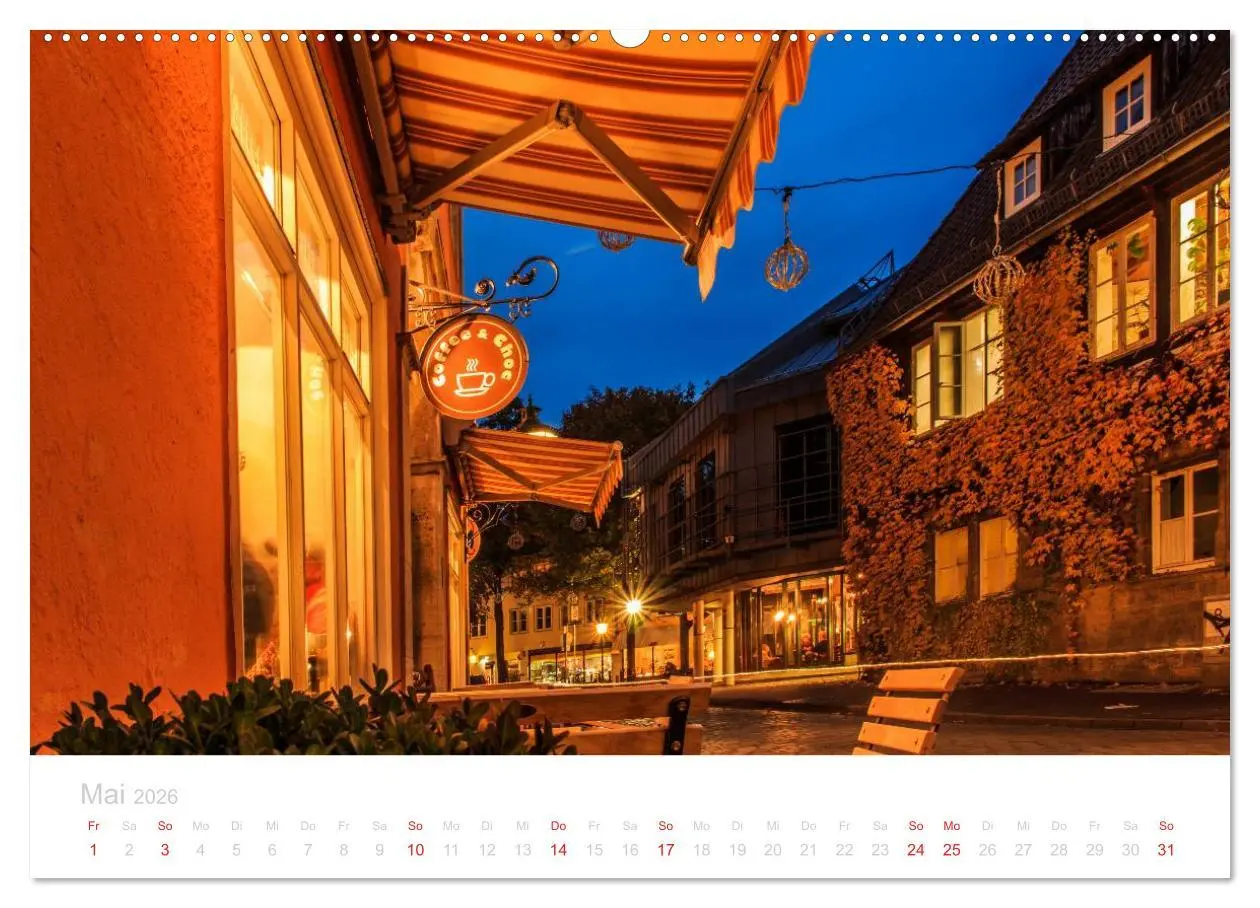 Bild: 9783457974667 | Hannover bei Nacht (Wandkalender 2026 DIN A2 quer), CALVENDO...