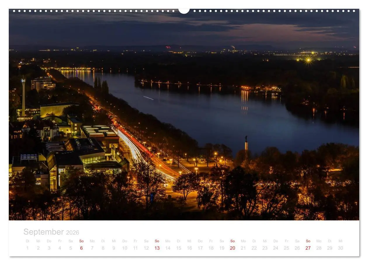 Bild: 9783457974667 | Hannover bei Nacht (Wandkalender 2026 DIN A2 quer), CALVENDO...