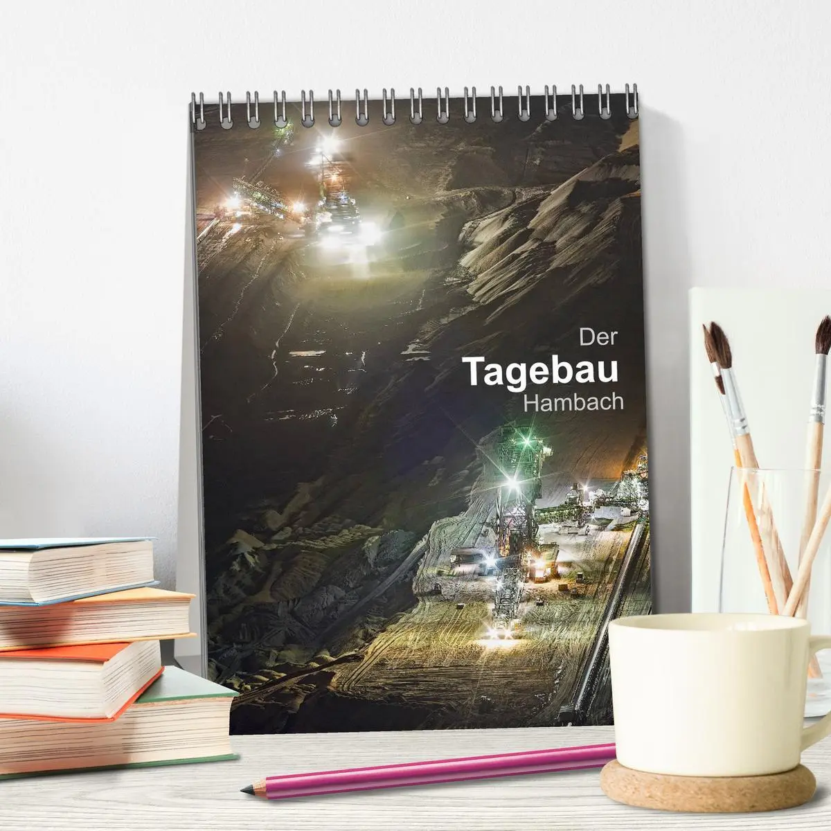 Bild: 9783516444667 | Der Tagebau Hambach (Tischkalender 2026 DIN A5 hoch), CALVENDO...
