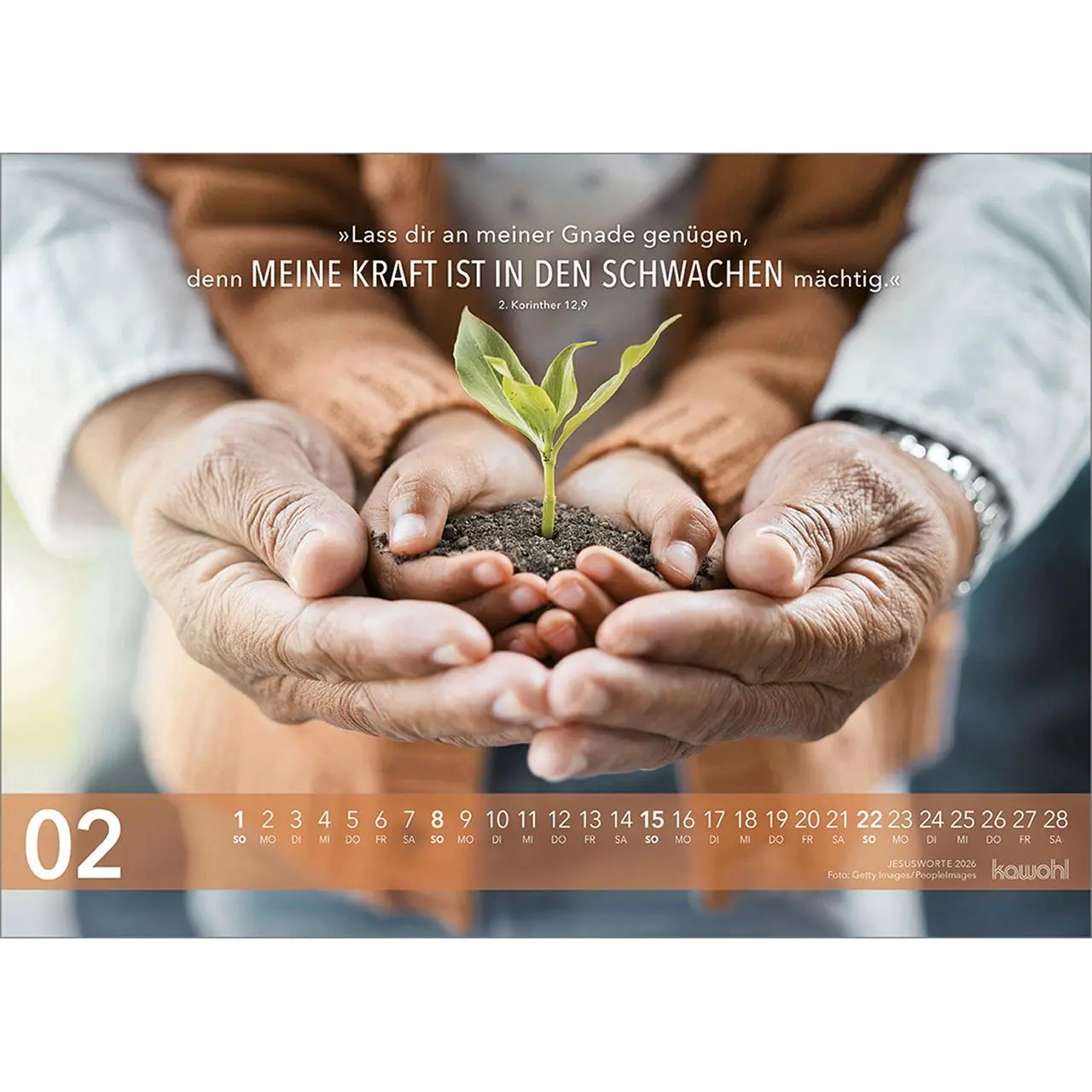 Bild: 9783754804667 | Jesus Worte 2026 | Wegweisende Worte und brillante Bilder | Kalender