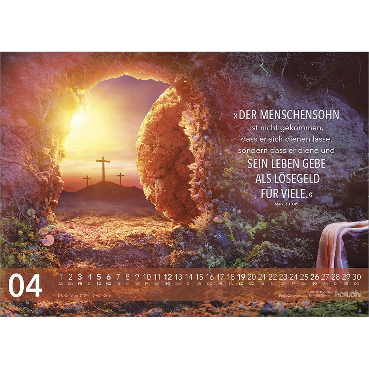 Bild: 9783754804667 | Jesus Worte 2026 | Wegweisende Worte und brillante Bilder | Kalender