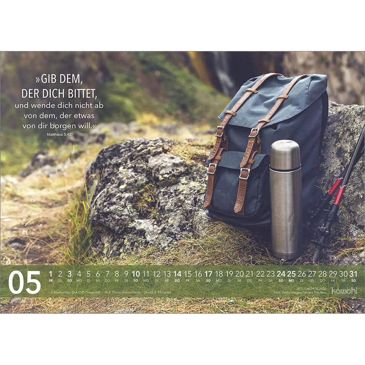 Bild: 9783754804667 | Jesus Worte 2026 | Wegweisende Worte und brillante Bilder | Kalender