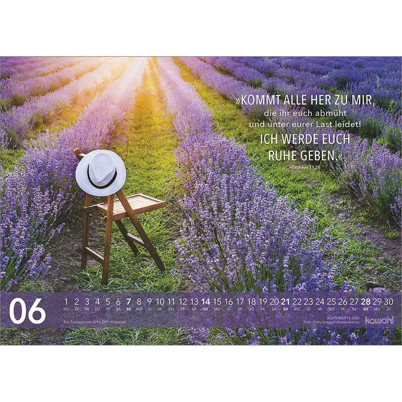 Bild: 9783754804667 | Jesus Worte 2026 | Wegweisende Worte und brillante Bilder | Kalender