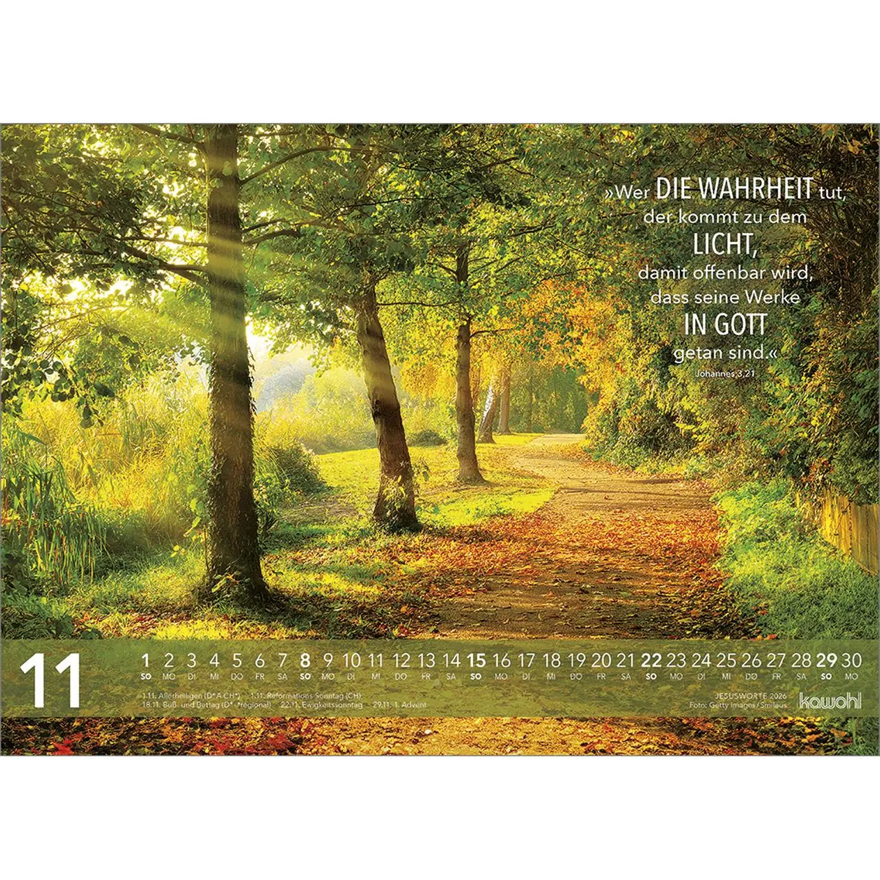 Bild: 9783754804667 | Jesus Worte 2026 | Wegweisende Worte und brillante Bilder | Kalender