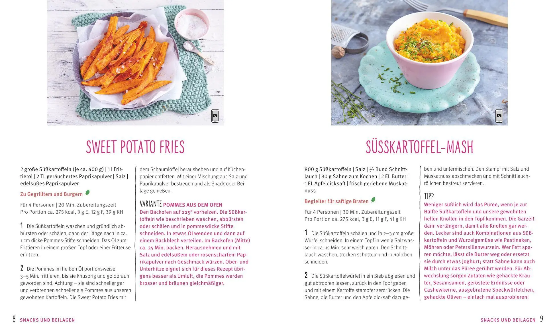Bild: 9783833864667 | Süßkartoffeln | Voll im Trend - von One-Pot-Chili bis Streetfood-Toast