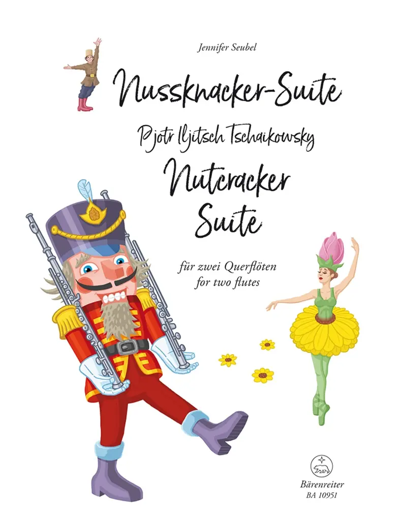 Cover: 9790006574667 | Nussknacker-Suite für zwei Querflöten | Pjotr Iljitsch Tschaikowsky