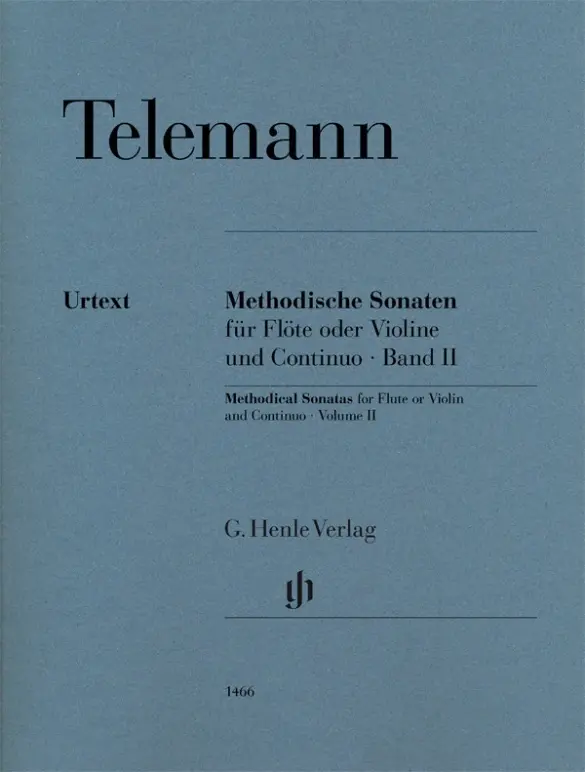 Cover: 9790201814667 | Georg Philipp Telemann - Methodische Sonaten für Flöte oder Violine...