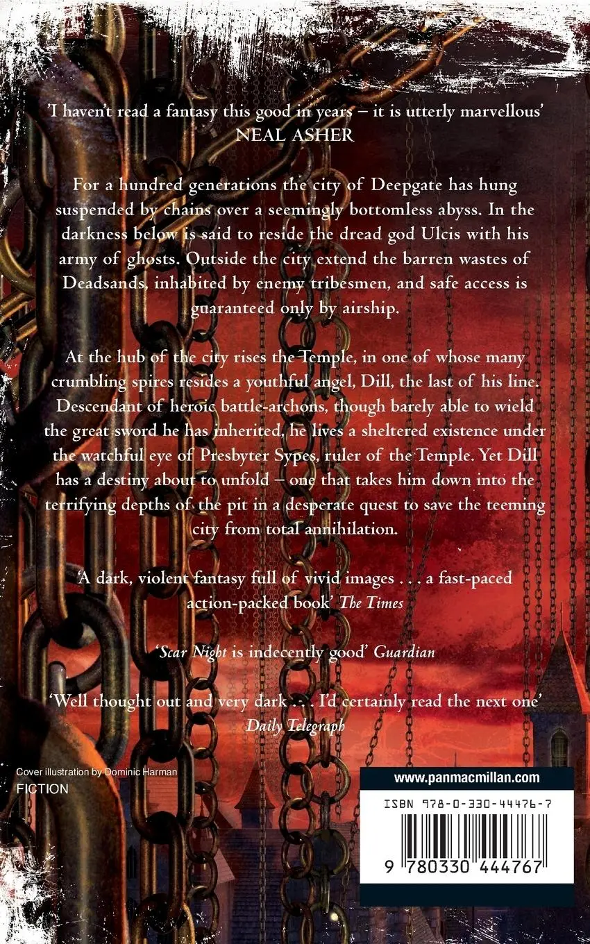 Rückseite: 9780330444767 | Scar Night | Book One of the Deepgate Codex | Alan Campbell | Buch