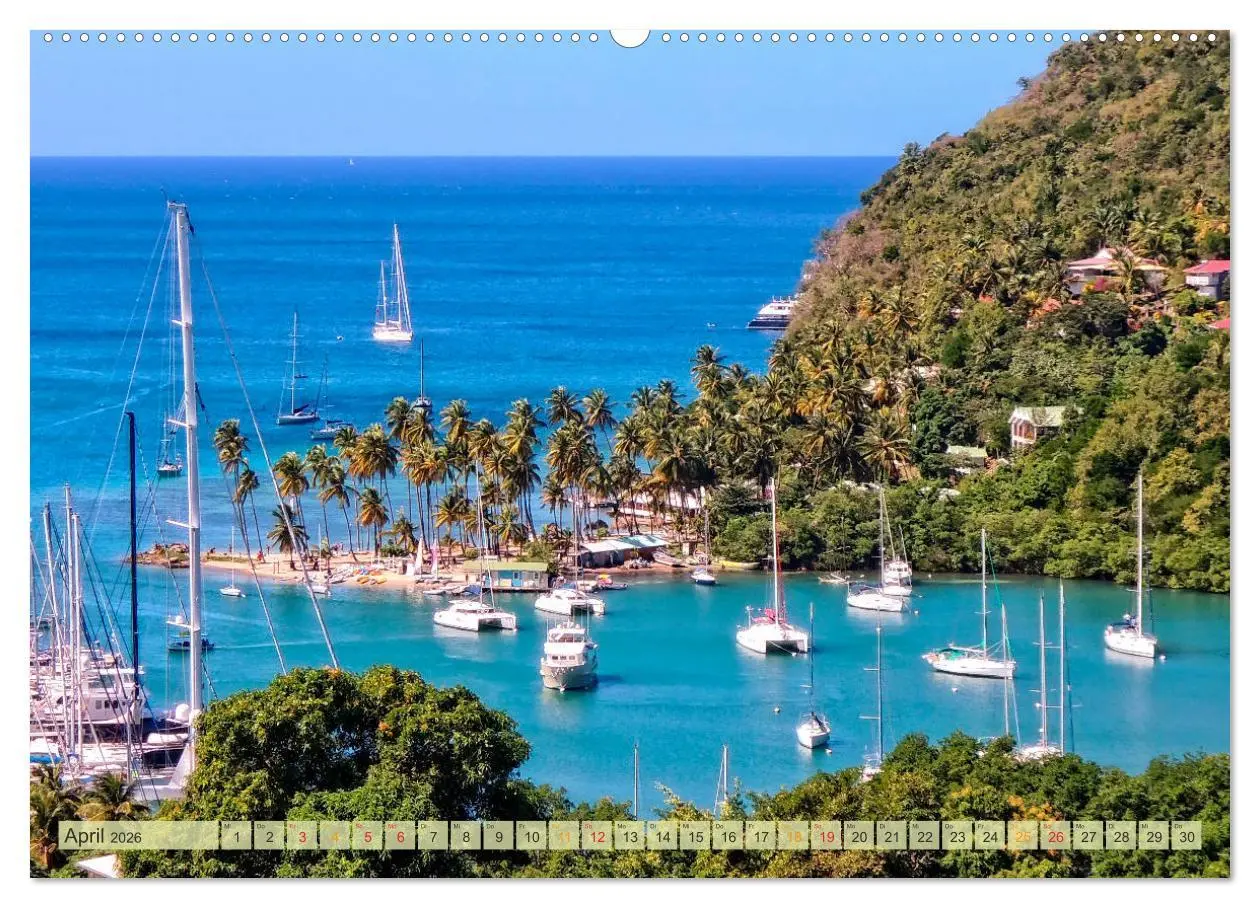 Bild: 9783457894767 | Reise in die Karibik - von den Bahamas bis Aruba (Wandkalender 2026...