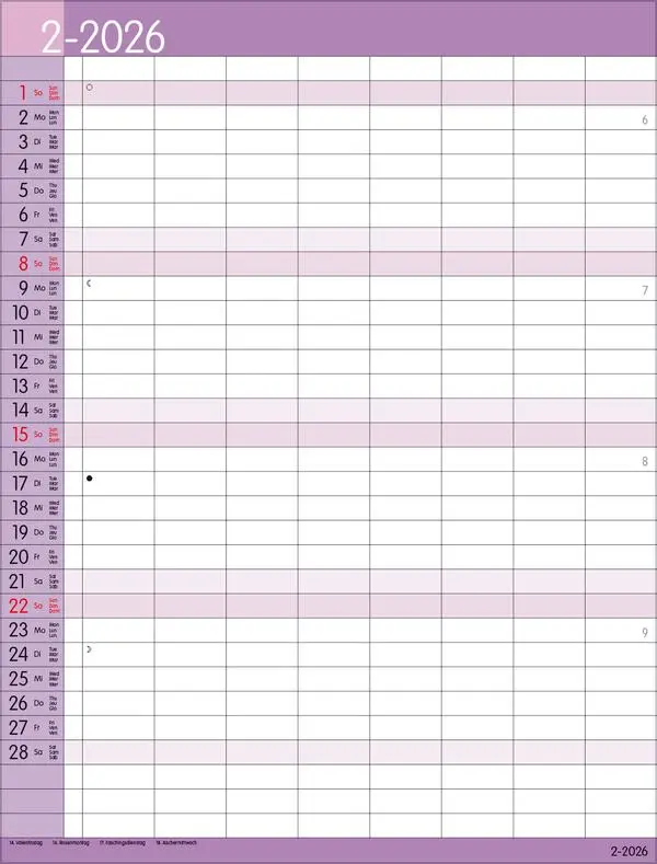 Bild: 9783731884767 | XXL Family Timer 8 2026 | Verlag Korsch | Kalender | 14 S. | Deutsch