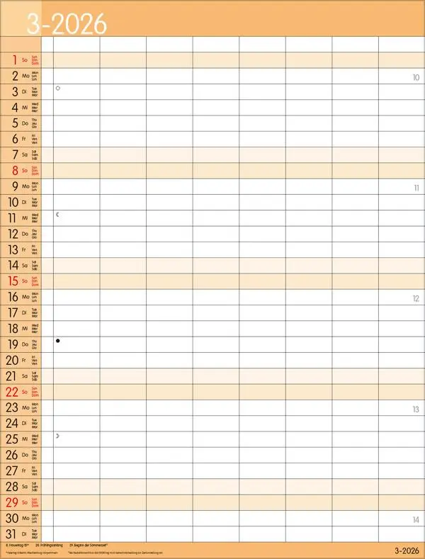 Bild: 9783731884767 | XXL Family Timer 8 2026 | Verlag Korsch | Kalender | 14 S. | Deutsch