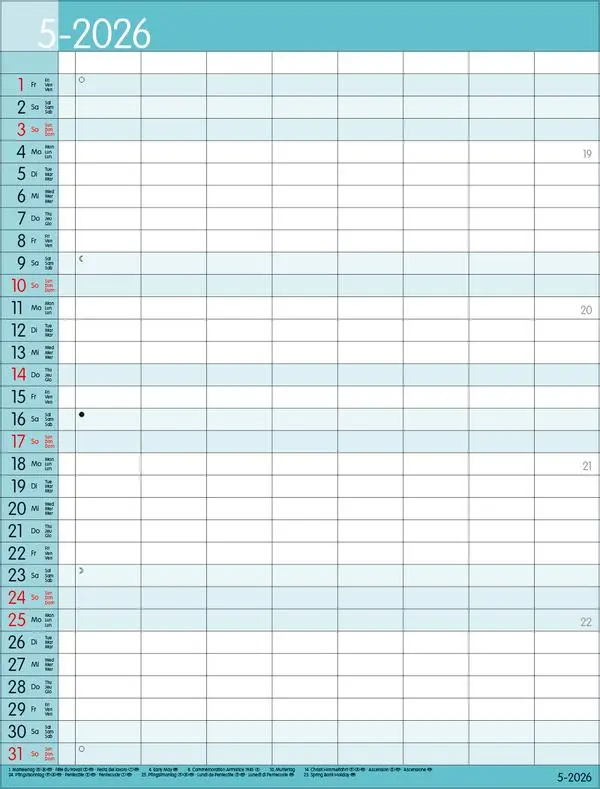 Bild: 9783731884767 | XXL Family Timer 8 2026 | Verlag Korsch | Kalender | 14 S. | Deutsch