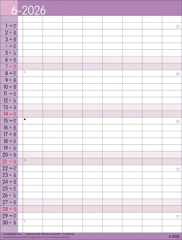 Bild: 9783731884767 | XXL Family Timer 8 2026 | Verlag Korsch | Kalender | 14 S. | Deutsch