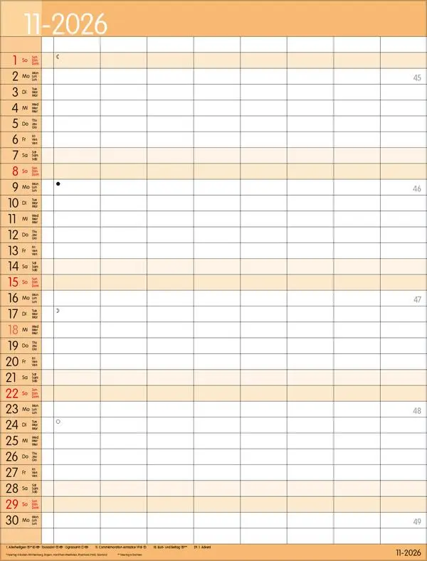 Bild: 9783731884767 | XXL Family Timer 8 2026 | Verlag Korsch | Kalender | 14 S. | Deutsch