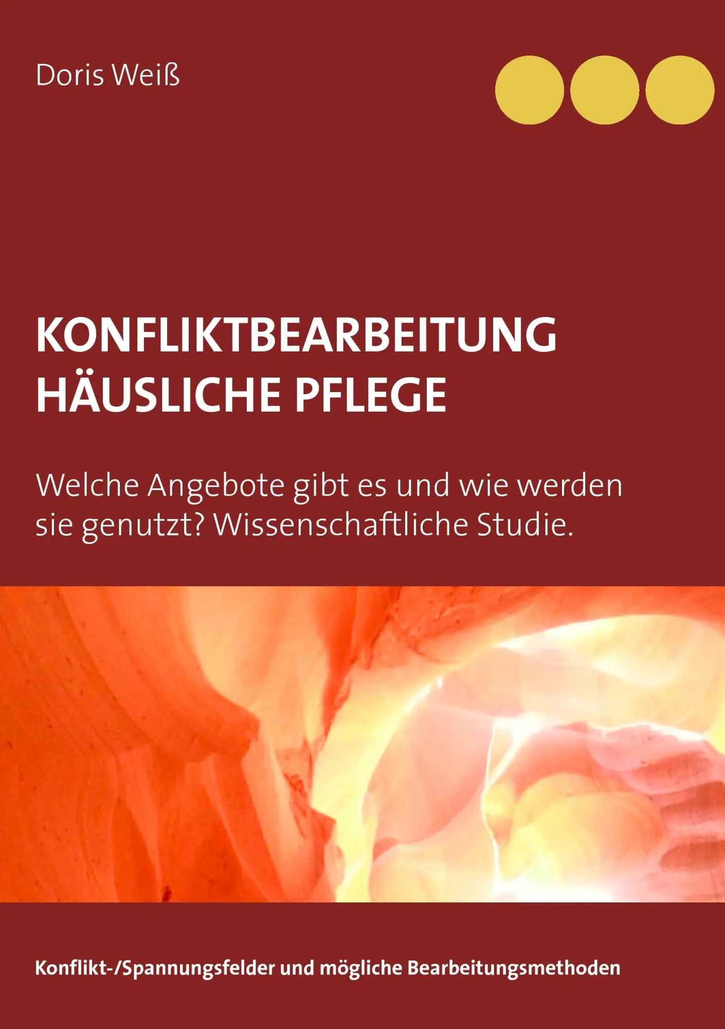 Konfliktbearbeitung häusliche Pflege: Welche Angebote gibt es und wie werden sie genutzt? Wissenschaftliche Studie.