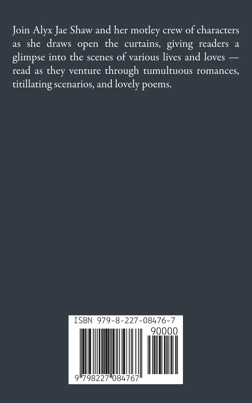Rückseite: 9798227084767 | Tales the Moon Told Me | Alyx Jae Shaw | Taschenbuch | Englisch | 2024