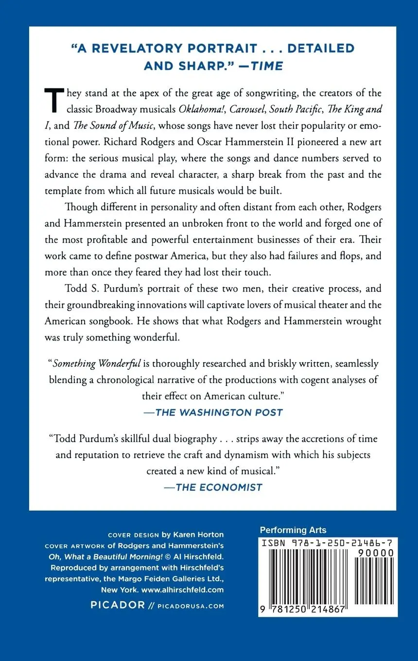 Rückseite: 9781250214867 | Something Wonderful | Todd S. Purdum | Taschenbuch | Englisch | 2019