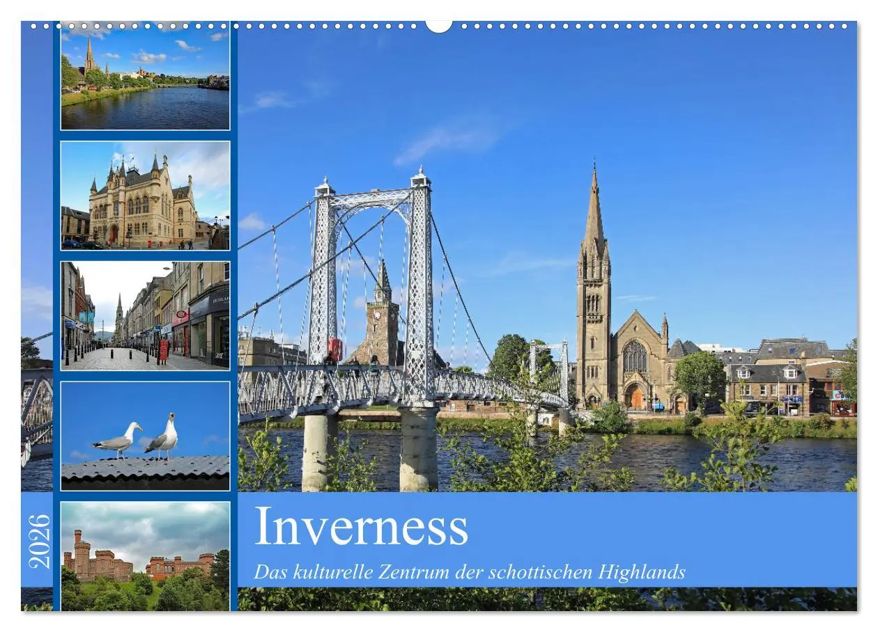 Cover: 9783457574867 | Inverness (Wandkalender 2026 DIN A2 quer), CALVENDO Monatskalender
