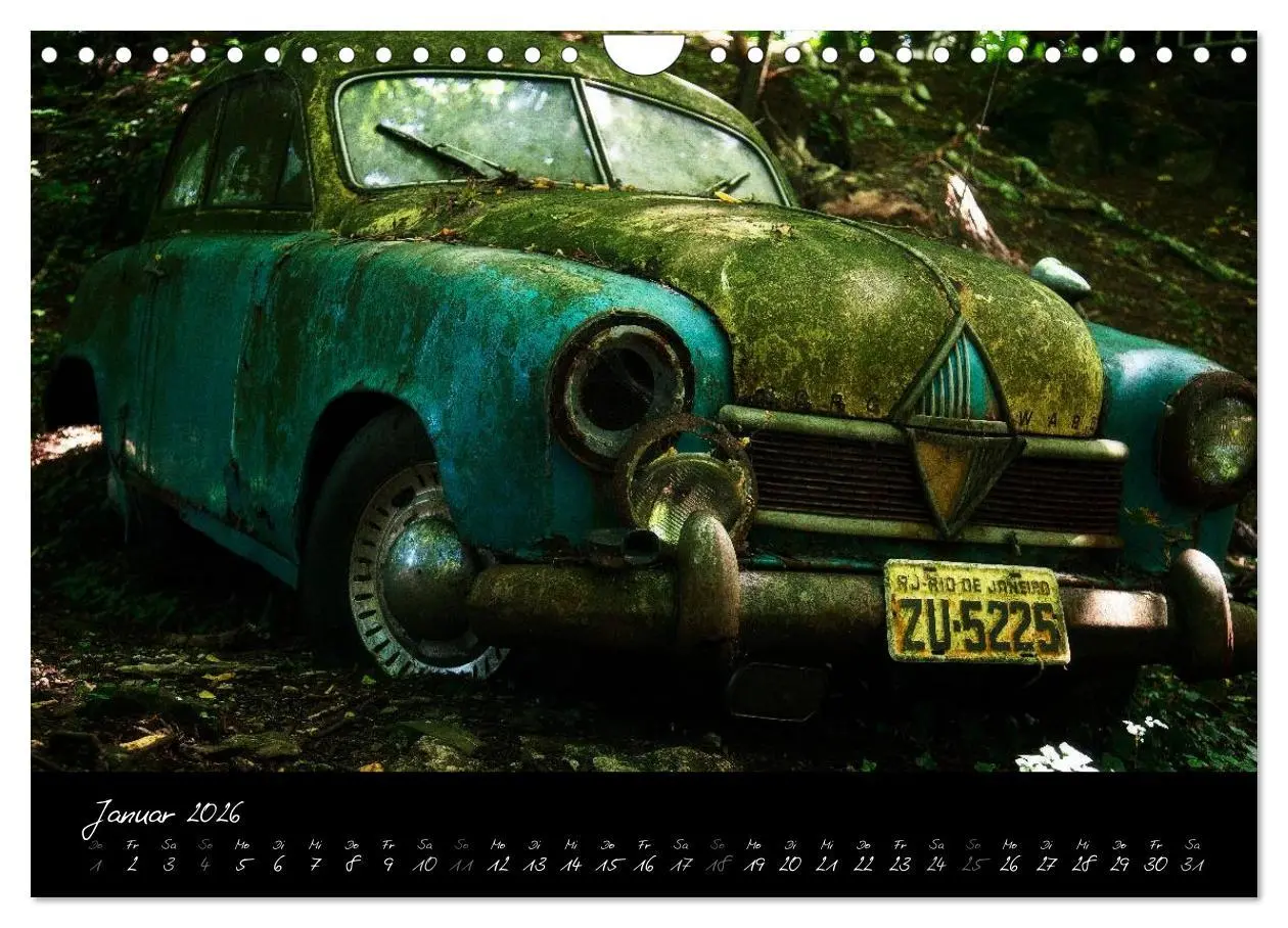 Bild: 9783516114867 | Oldtimer - verlassen verrostet vergessen (Wandkalender 2026 DIN A4...