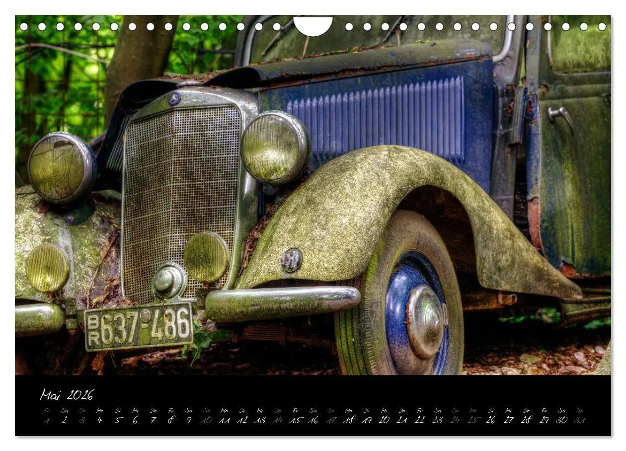 Bild: 9783516114867 | Oldtimer - verlassen verrostet vergessen (Wandkalender 2026 DIN A4...