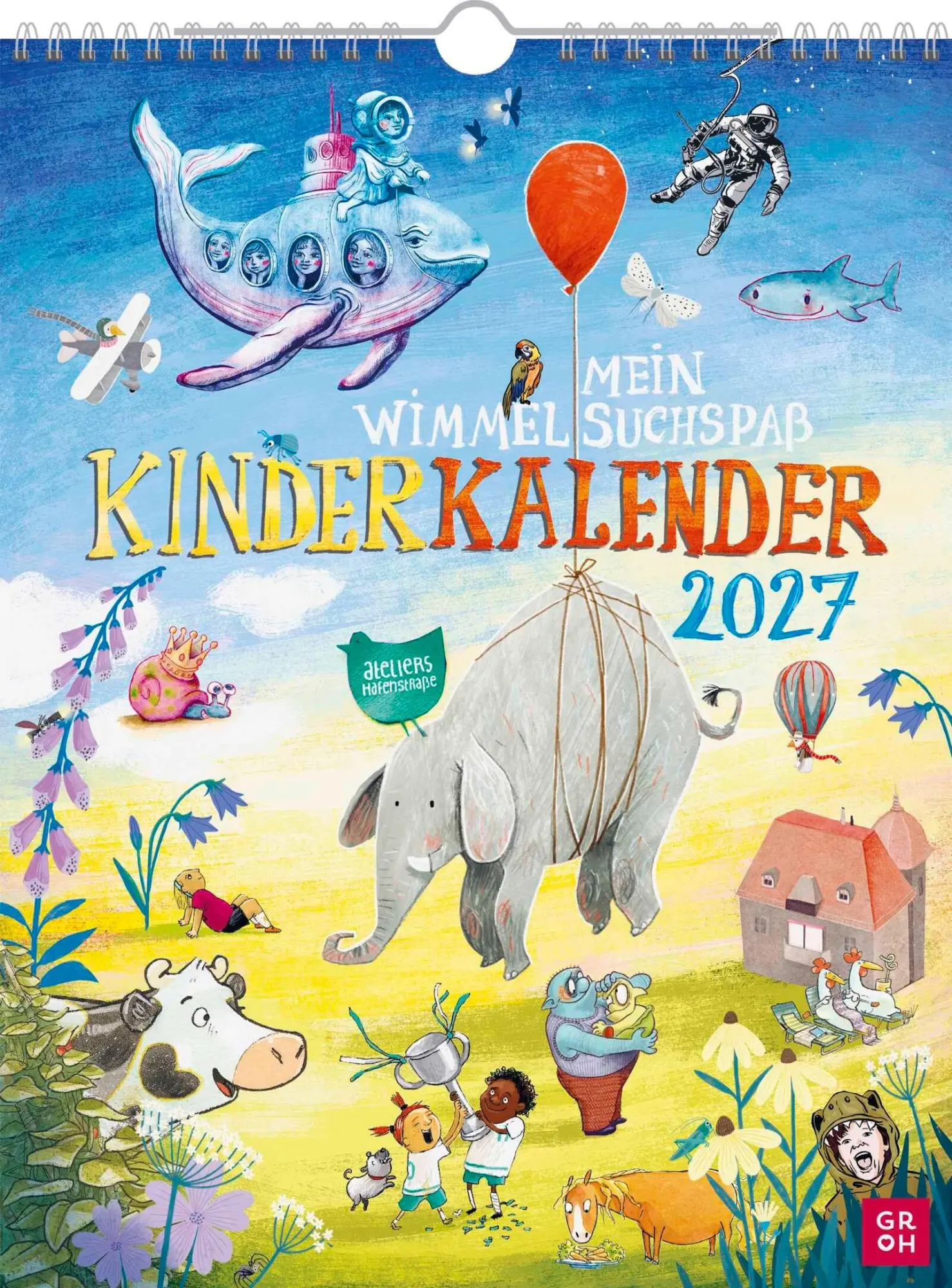 Cover: 4036442014967 | Wandkalender 2027: Mein Wimmel-Suchspaß Kinderkalender | Hafenstraße
