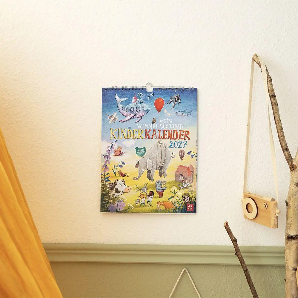 Bild: 4036442014967 | Wandkalender 2027: Mein Wimmel-Suchspaß Kinderkalender | Hafenstraße