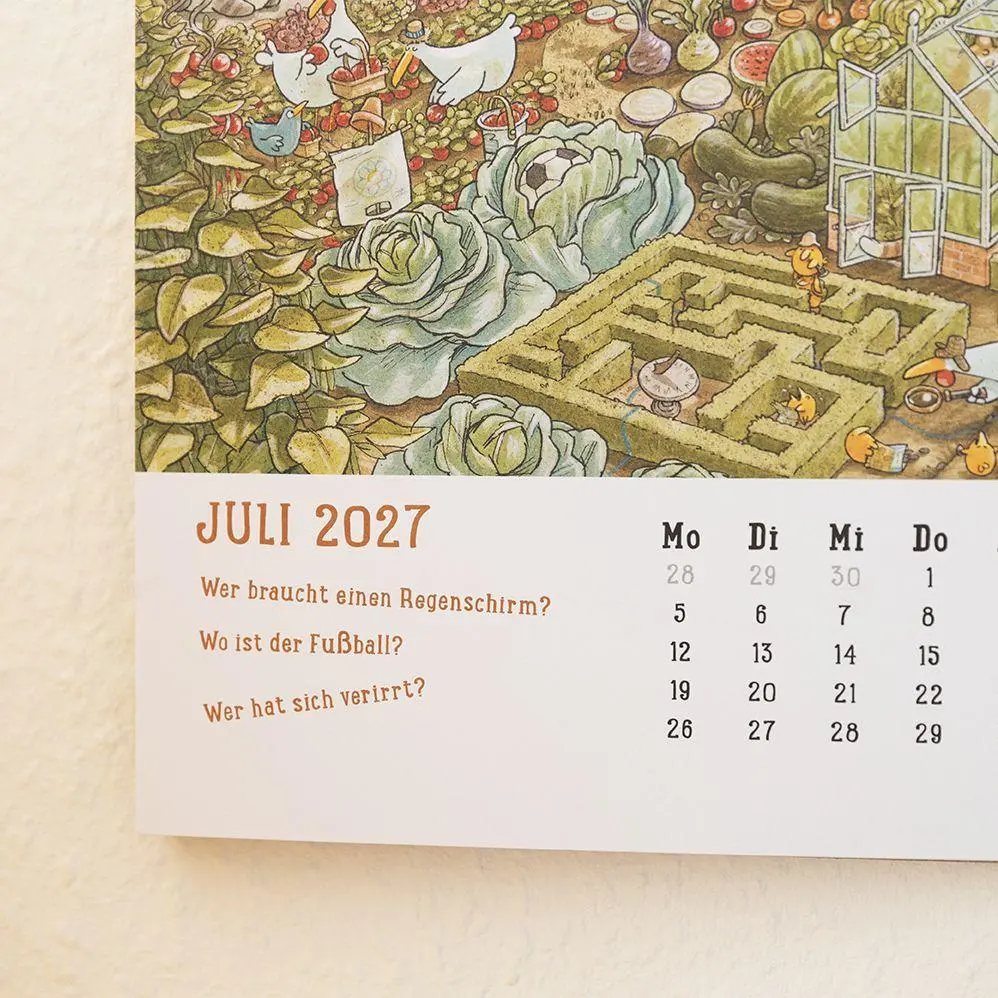 Bild: 4036442014967 | Wandkalender 2027: Mein Wimmel-Suchspaß Kinderkalender | Hafenstraße