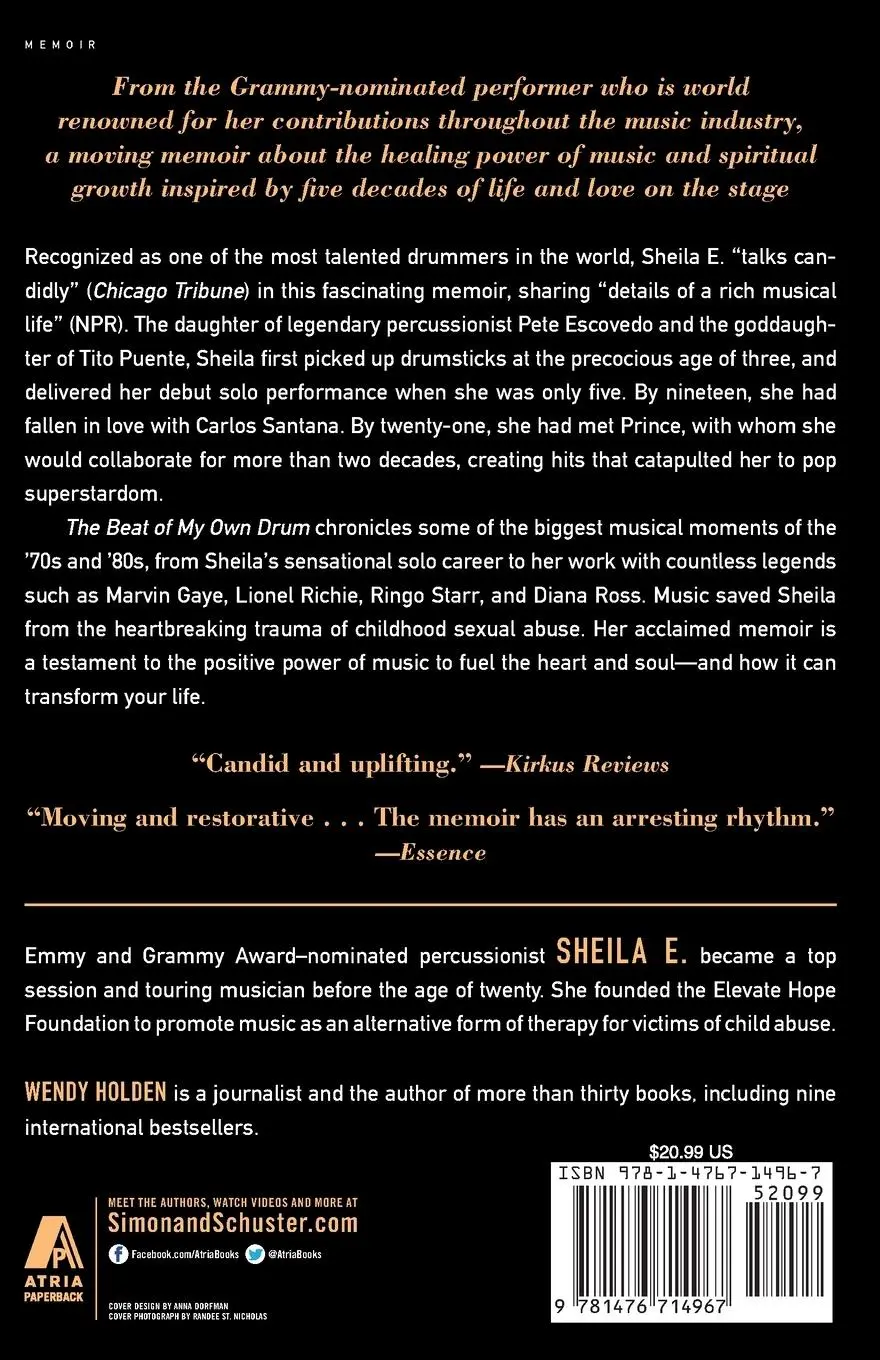 Rückseite: 9781476714967 | The Beat of My Own Drum | Sheila E. | Taschenbuch | No Series | 2015