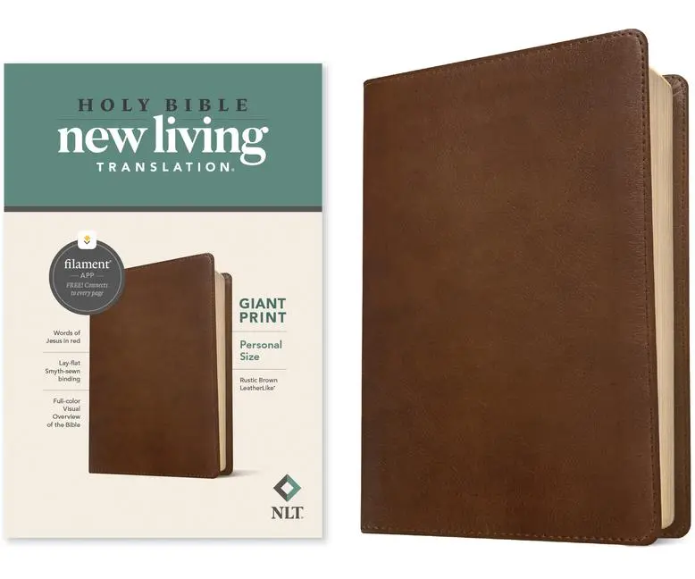 Cover: 9781496444967 | NLT Personal Size Giant Print Bible, Filament Enabled Edition (Red...