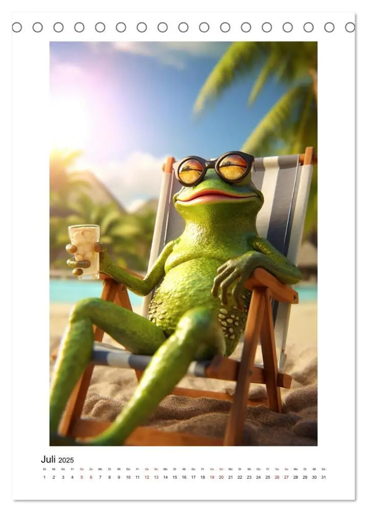 Bild: 9783435854967 | Hugo on Tour (Tischkalender 2025 DIN A5 hoch), CALVENDO Monatskalender