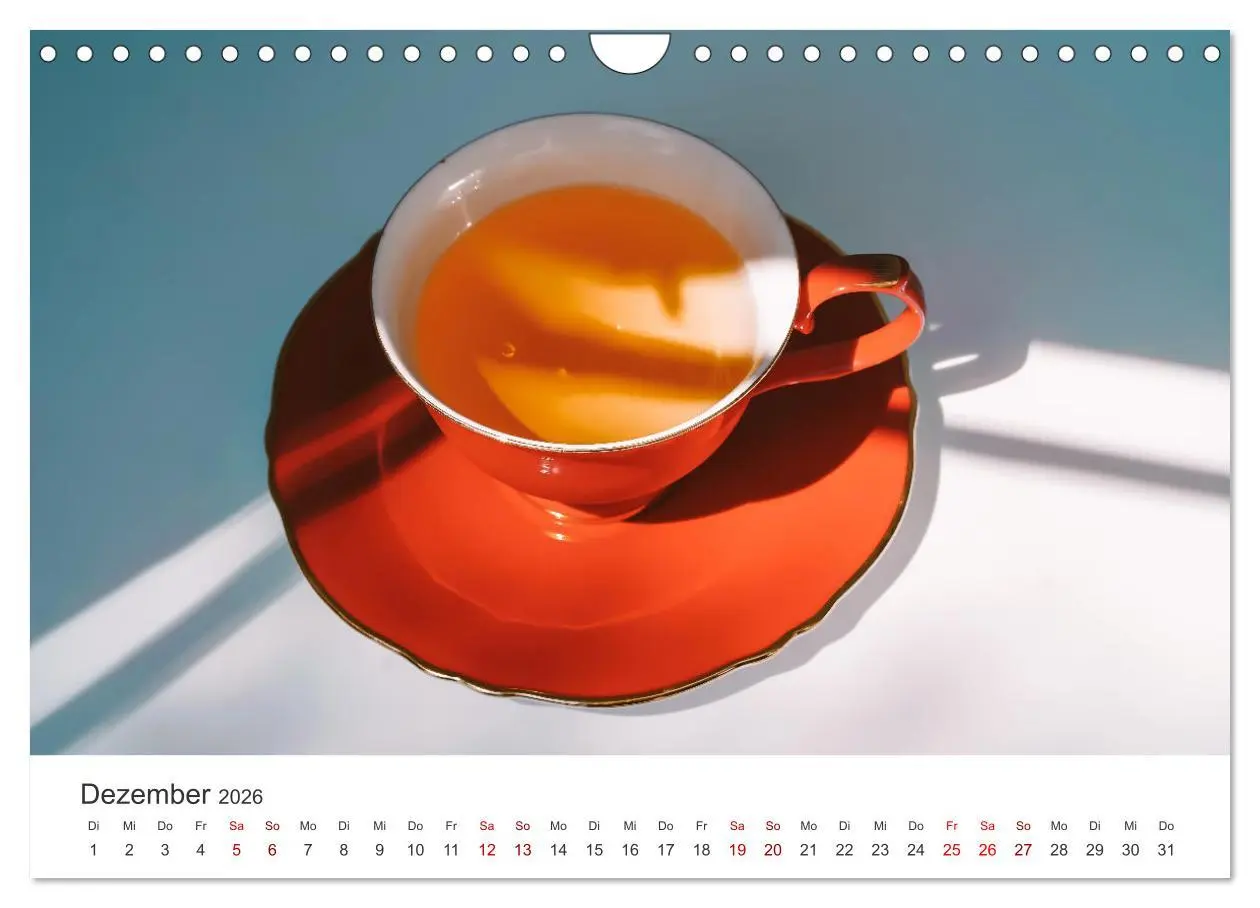 Bild: 9783457564967 | It's Tea Time (Wandkalender 2026 DIN A4 quer), CALVENDO Monatskalender