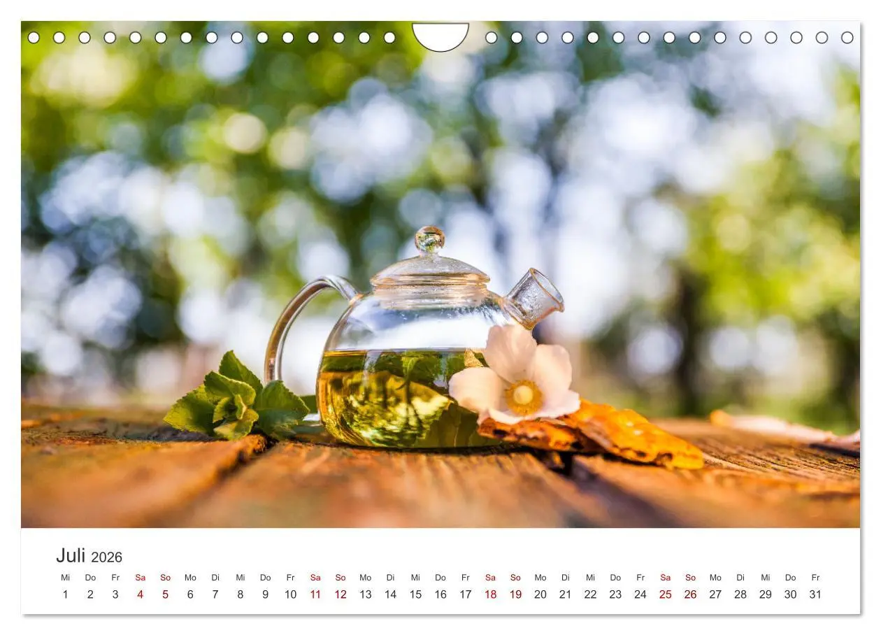 Bild: 9783457564967 | It's Tea Time (Wandkalender 2026 DIN A4 quer), CALVENDO Monatskalender