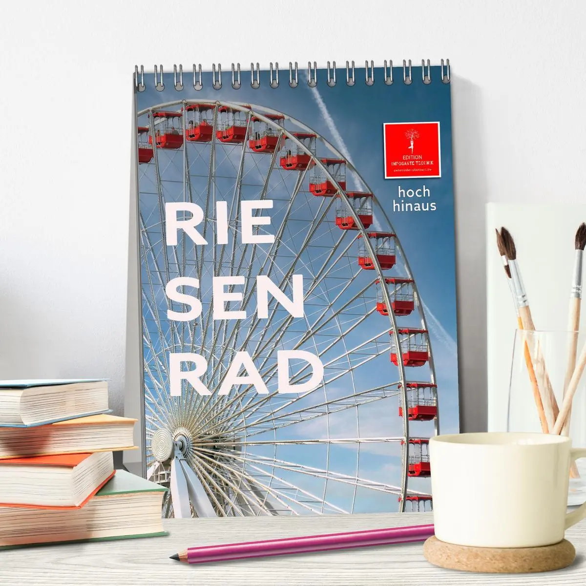 Bild: 9783516344967 | Riesenrad - hoch hinaus (Tischkalender 2026 DIN A5 hoch), CALVENDO...