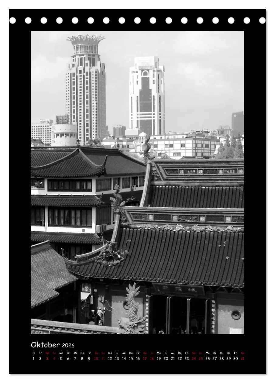 Bild: 9783516414967 | Shanghai zwischen Tradition und Business (Tischkalender 2026 DIN A5...