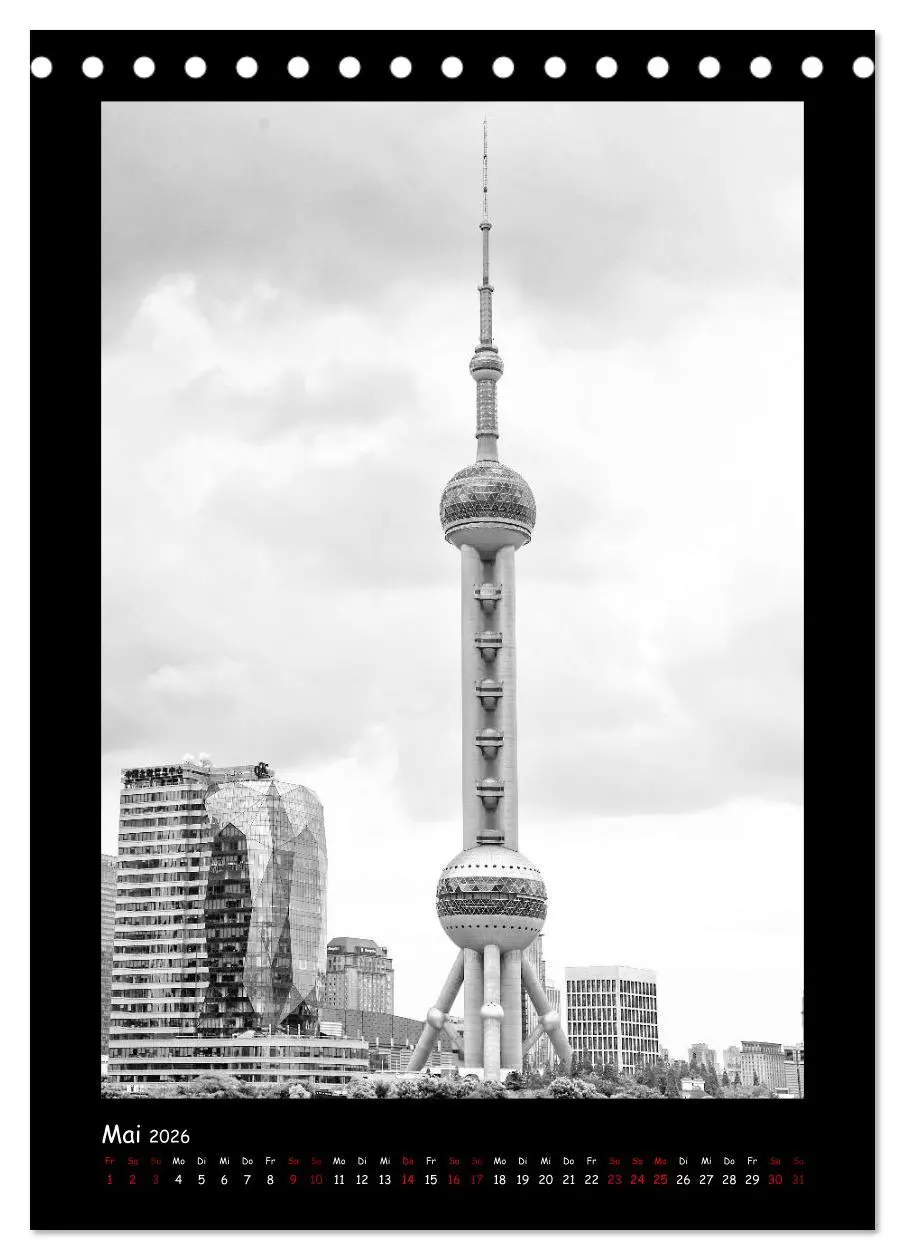 Bild: 9783516414967 | Shanghai zwischen Tradition und Business (Tischkalender 2026 DIN A5...