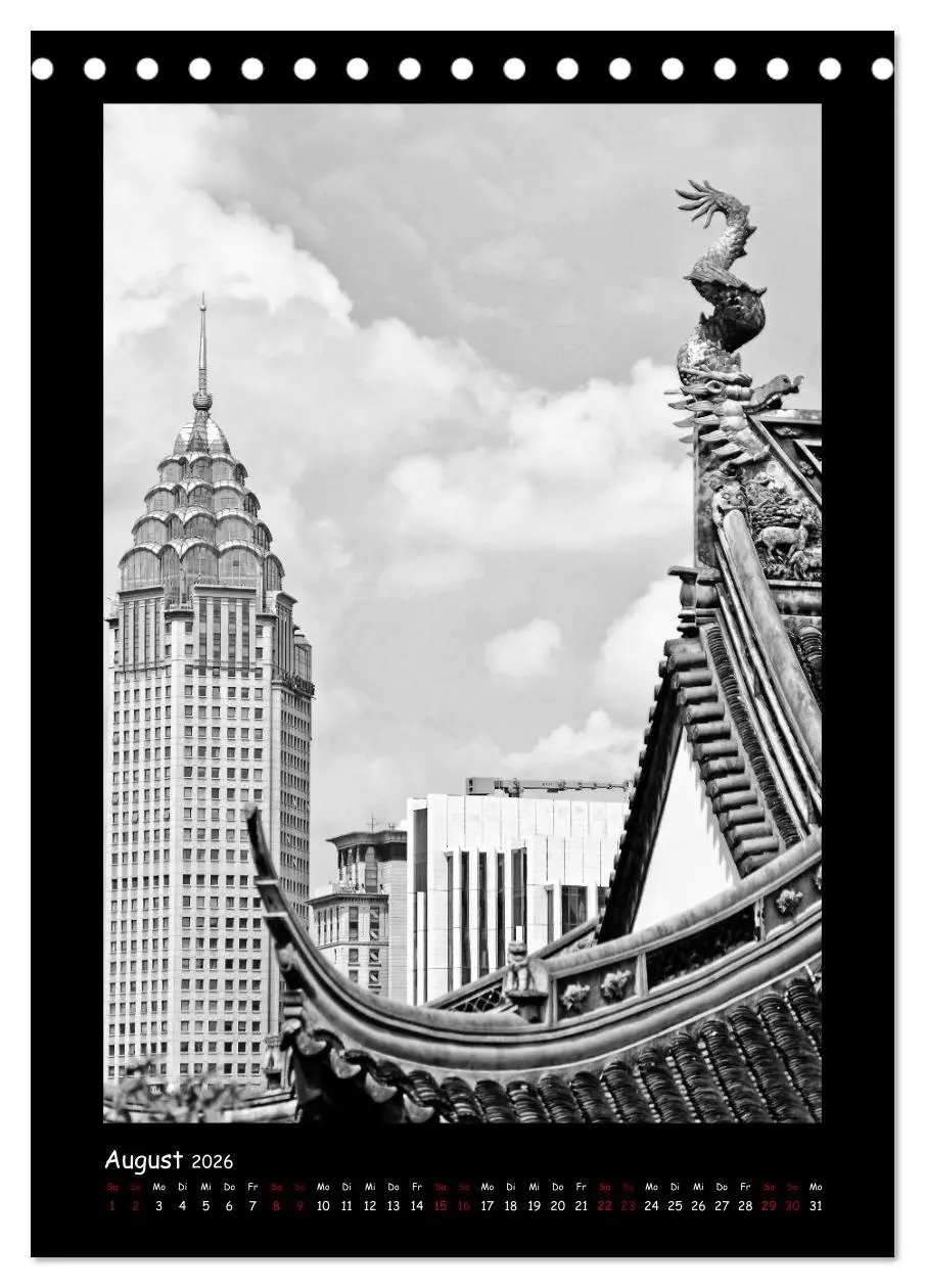 Bild: 9783516414967 | Shanghai zwischen Tradition und Business (Tischkalender 2026 DIN A5...