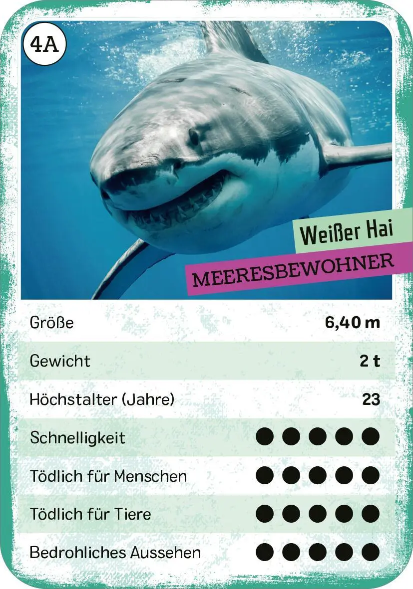 Bild: 4014489135067 | Das tödliche Quartett | Tier-Quartett und Trumpf-Kartenspiel | Buck