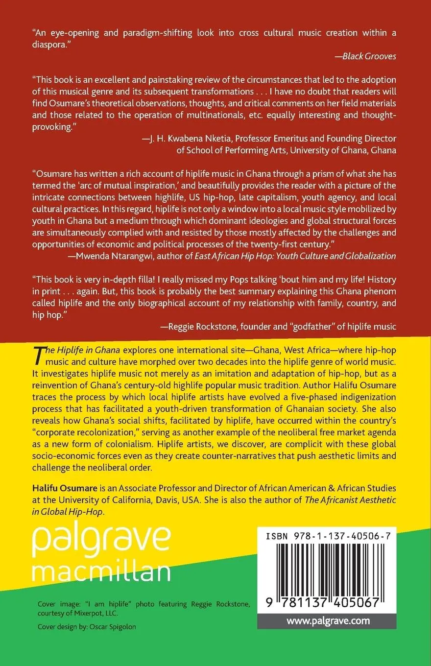 Rückseite: 9781137405067 | The Hiplife in Ghana | West African Indigenization of Hip-Hop | Buch