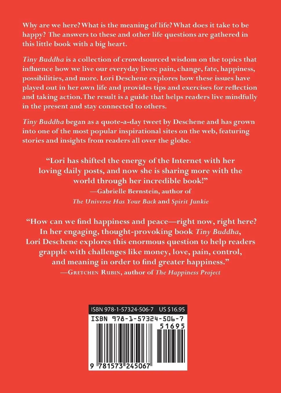 Rückseite: 9781573245067 | Tiny Buddha, Simple Wisdom for Life's Hard Questions | Lori Deschene