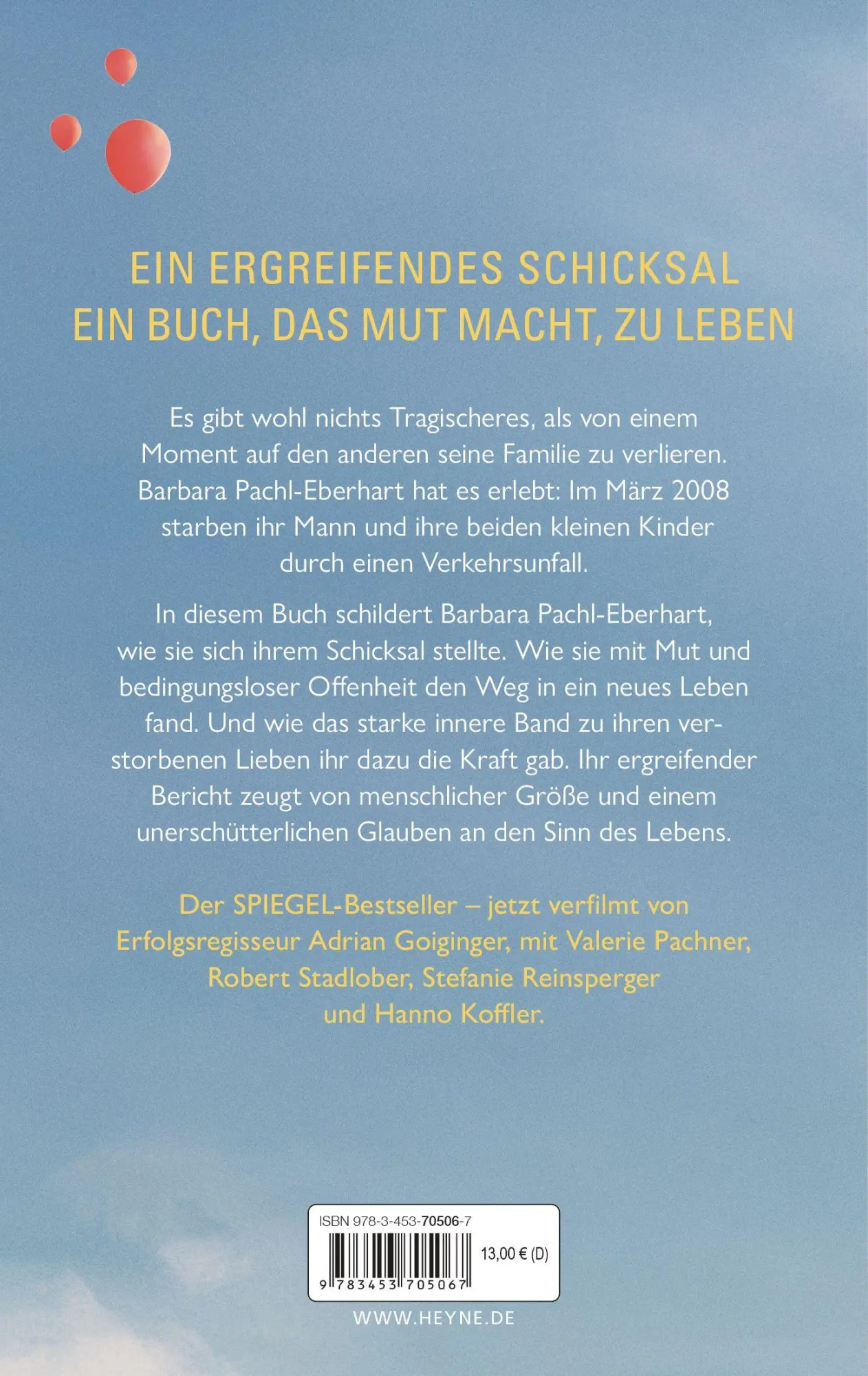 Bild: 9783453705067 | Vier minus drei (Filmausgabe) | Barbara Pachl-Eberhart | Taschenbuch