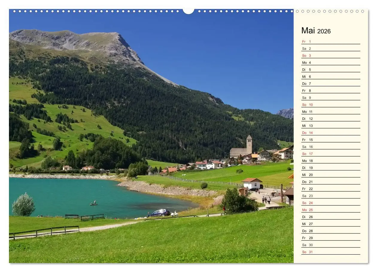 Bild: 9783457905067 | Vinschgau - Die Sonnenseite Südtirols (Wandkalender 2026 DIN A2...