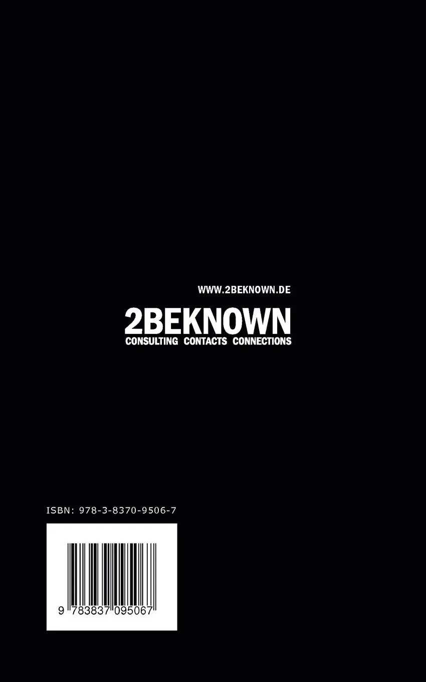 Rückseite: 9783837095067 | Die 2BEKNOWN Elevator Pitch | Alexander Riedl | Taschenbuch | 68 S.